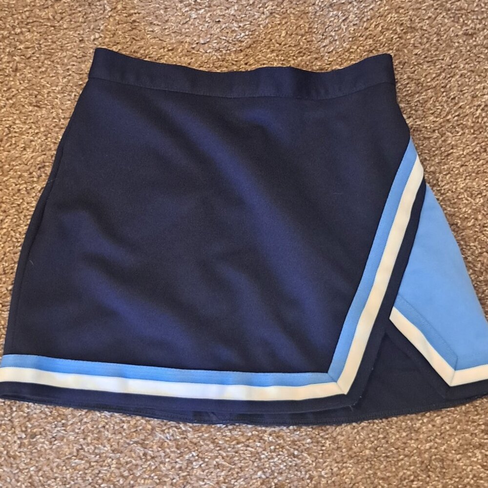 Navy Cheer Skirt - Adult Medium / Size 7